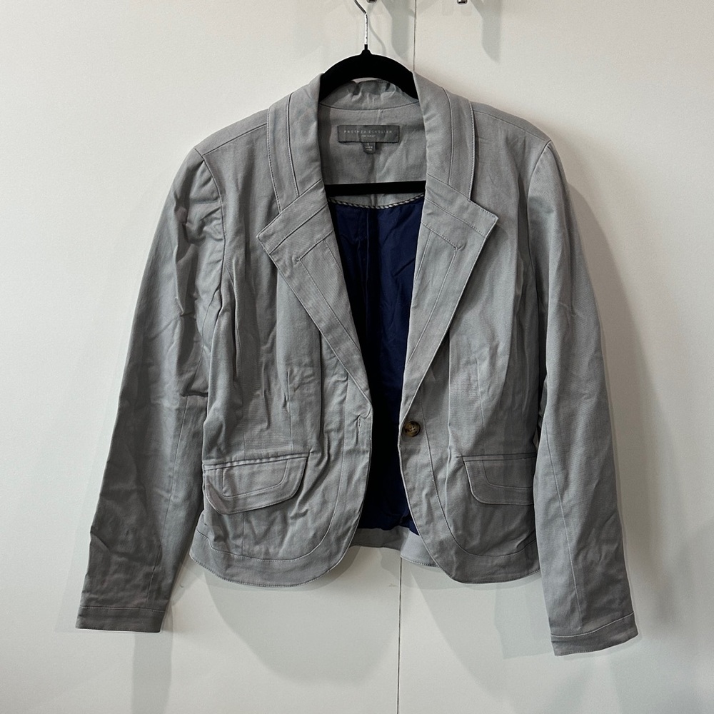 Proenza Schouler for Target Women’s Light Gray Cotton Blazer